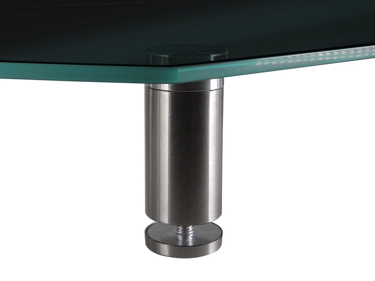 Monoprice Large Multimedia Desktop Stand - Black Glass (30.8 x 11in) Stand & Riser, Laptop Stand