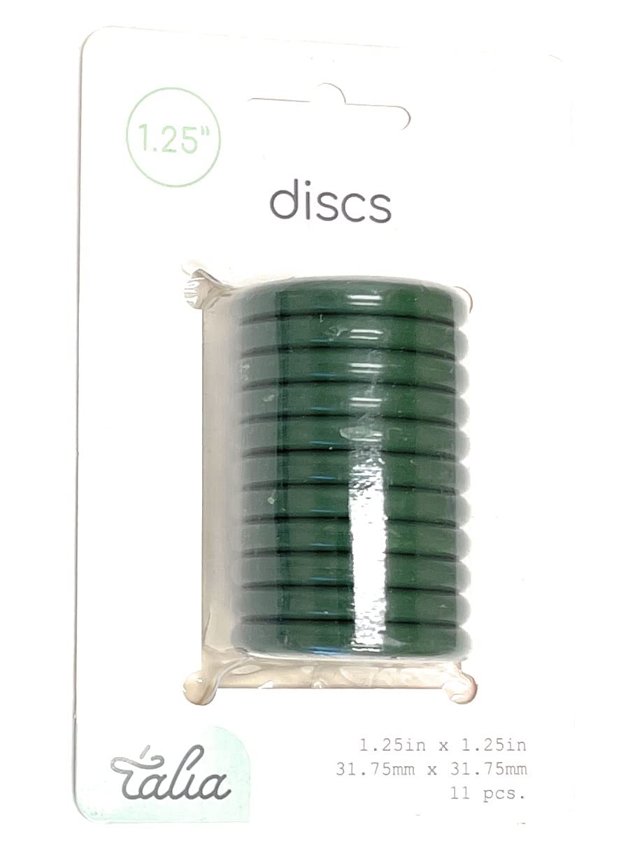 Talia Discbound Notebook - Discs (Olive Green, 1.25inch)