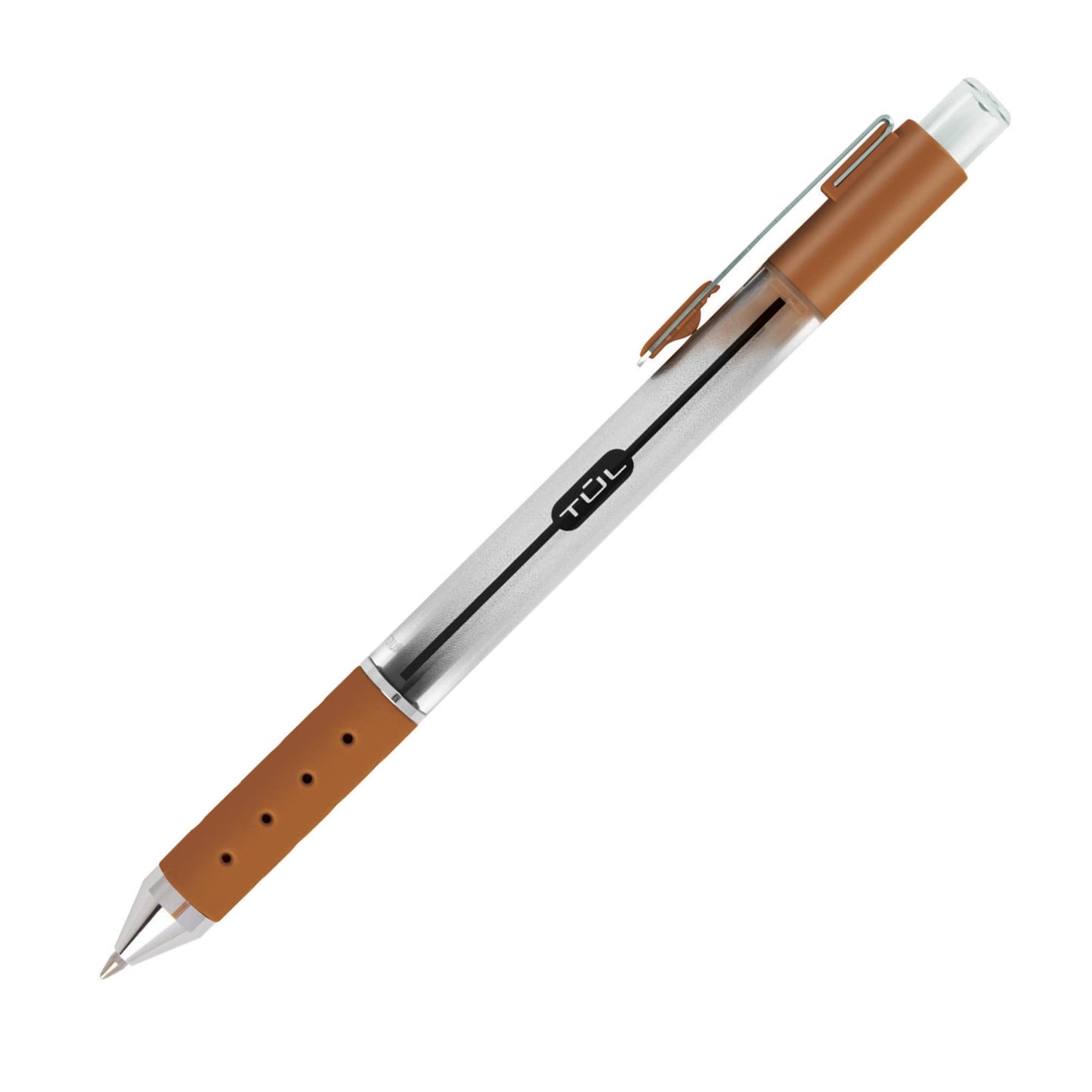 TUL® GL Series Retractable Gel Pens, Medium Point, 0.7 mm, Silver Barrel, Assorted Standard &