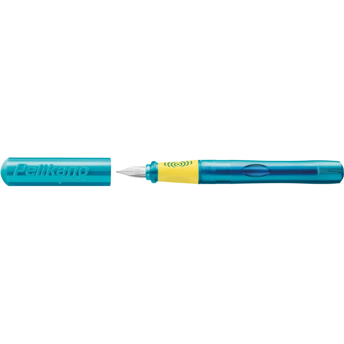 Pelikan Pelikano Jr. Fountain Pen, Left-Handed, Medium Nib, Turquoise, 1 Pen (924894)