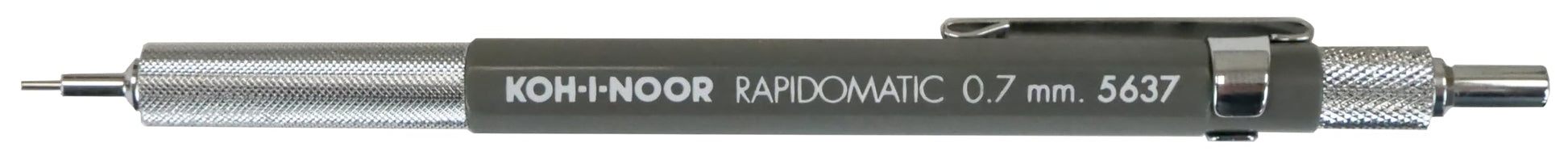 Koh-I-Noor Rapidomatic Mechanical Pencil, .7mm lead, Gray, 1 Each (5637)
