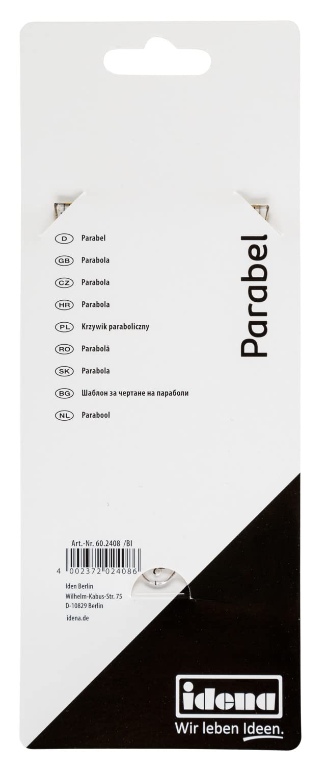 IDENA Desk 602408 Stencil Set, Transparent