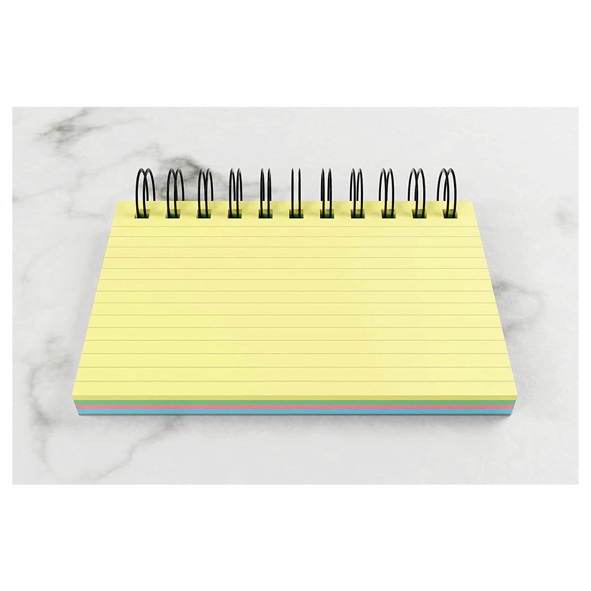 Silvine Wirebound Revision Cards Assorted 6x4 Inch