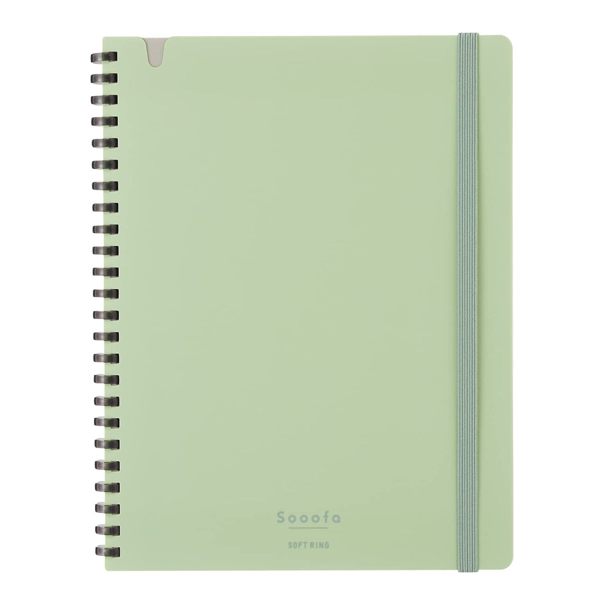 KOKUYO Graph Journal Notebook, Sooofa 8.3'' x 6.2'' Soft Ring Notebook for Women 4mm Grid Ruled, 80