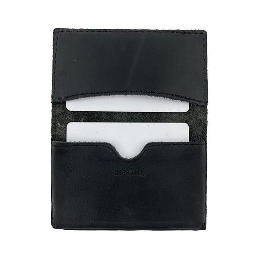 Hide & Drink, Leather Vintage Business Card Holder, Cash Organizer, Wallet, Pocket Accessories