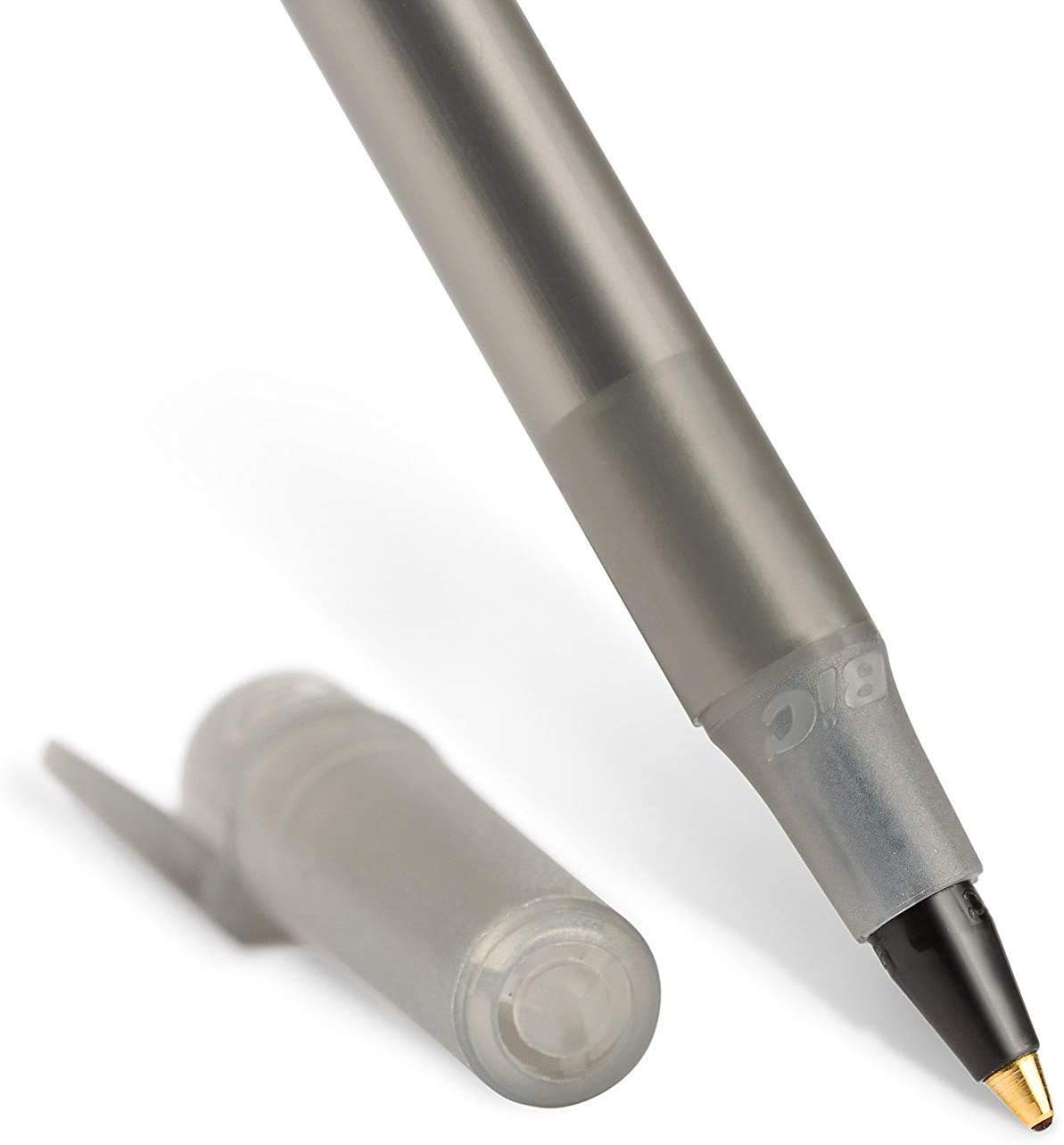 BIC Round Stic Xtra Life Ballpoint Pens, 1mm, 200 Black 200 Blue, 400 Pack