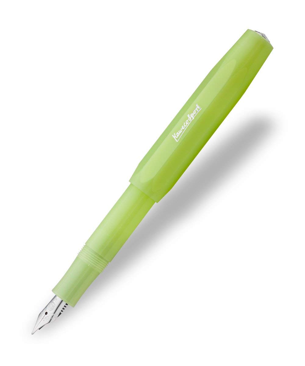 Kaweco Frosted Sport Fountain pen - Fine Lime EF