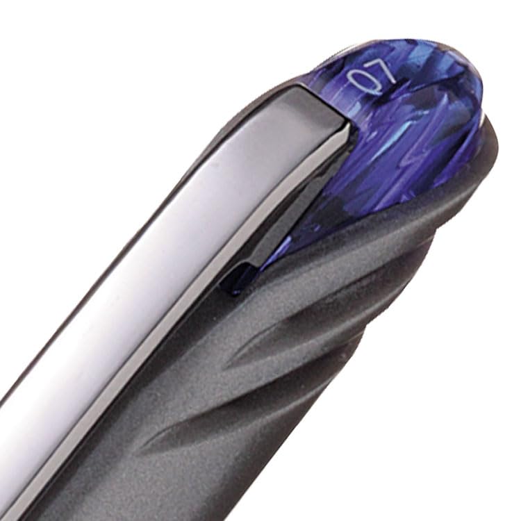 Pentel Energel Plus Roller Ball Pen (Medium) - Blue (Pack of 12)