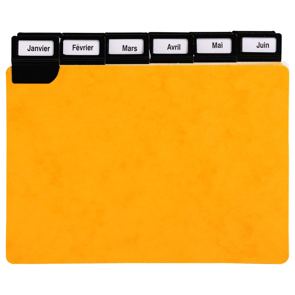 Exacompta - Ref 13752E - Alphabetical Record Card Inserts - A6 (105 x 148mm) in Size, 425gsm Card