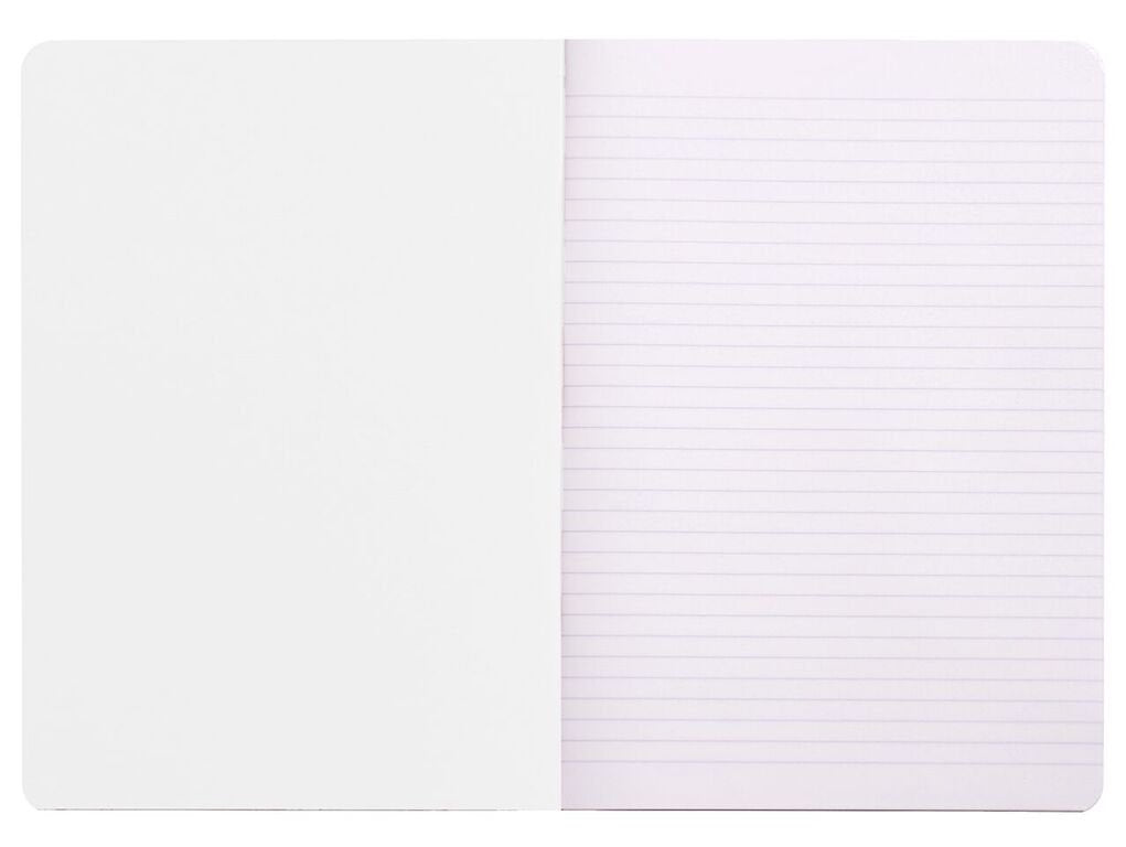 Rhodia Slim Staplebound Notebook - Graph 48 sheets - 6 x 8 1/4 - White Cover (119181C)