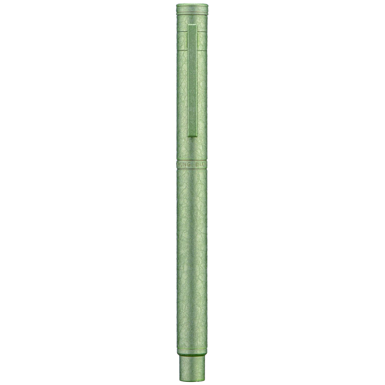 Hongdian 1851 Forest Fountain Pen Applegreen Ice Flowers, Fine Nib Classic Design with Converter