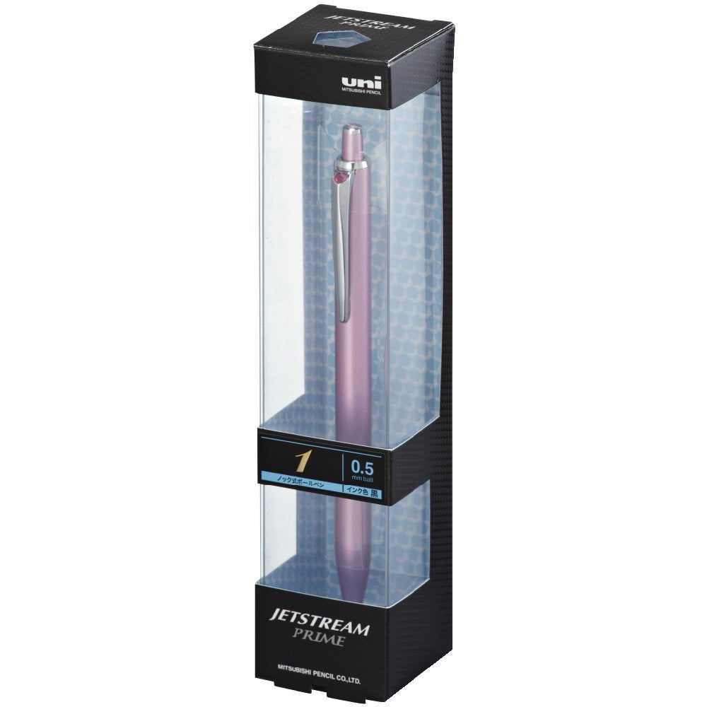 Mitsubishi Pencil SXN220005.51 Jetstream Prime Oil-Based Ballpoint Pen, 0.5, Light Pink
