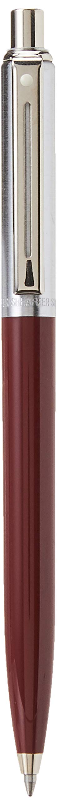 Sheaffer Sentinel Burgundy Ballpoint Pen with Chrome Trim