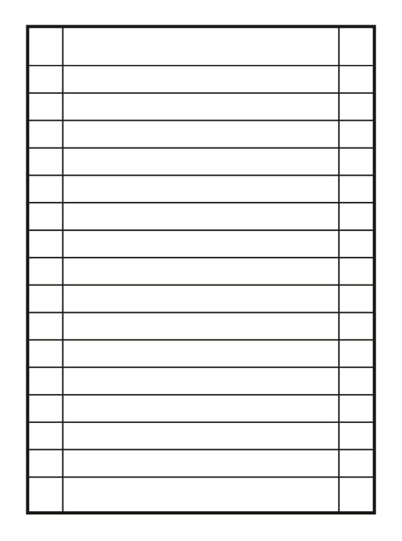 Oxford A4 School Exercise Book - 32 Pages 90 g/m² - Optic Paper Lines 27 - Lined with Double Margin