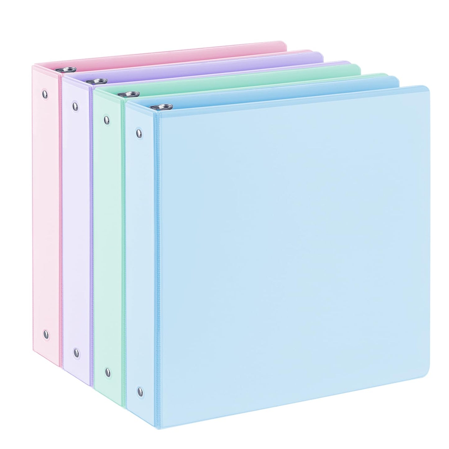 1.5'' 3-Ring-Binder with Pockets, 325 Sheets Capacity, 2 inch Binders fits 11" x 8.5" US Letter