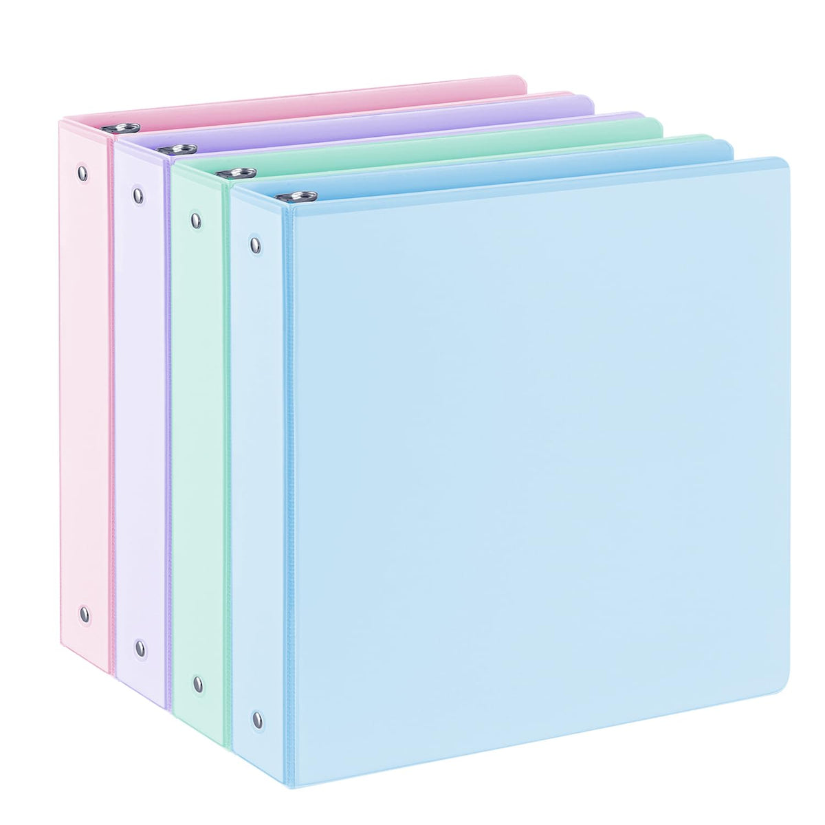 1.5'' 3-Ring-Binder with Pockets, 325 Sheets Capacity, 2 inch Binders fits 11" x 8.5" US Letter