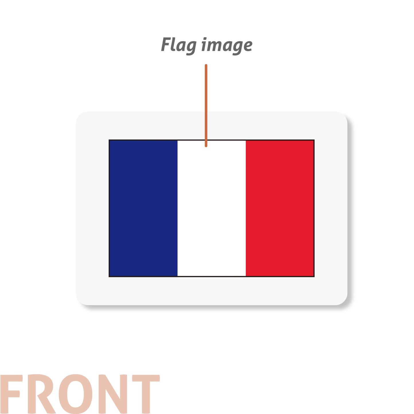 CARDDIA | Collection of Country Flags Educational Flashcards | 242 Flags with Country Names
