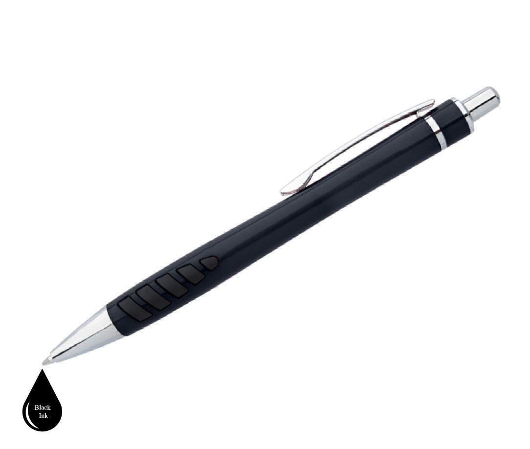 ExpressDesigns™ - Your Name or Imprint on our Custom Printed Addison Ballpoint Pen - Rubber Grip