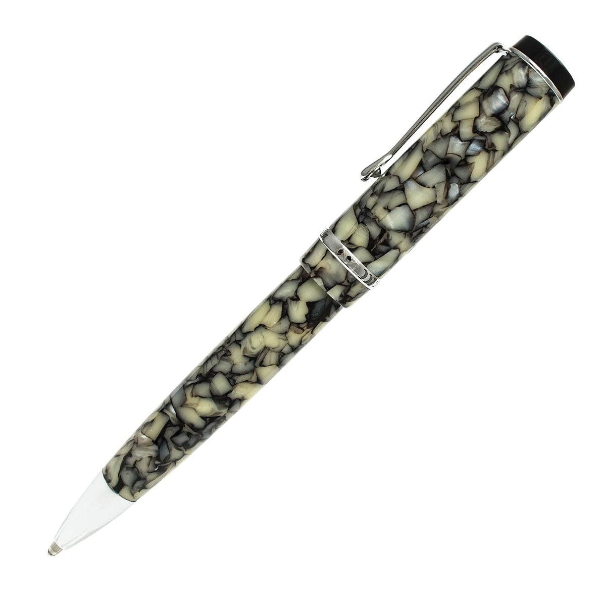Conklin Duragraph Ballpoint Pen in Cracked Ice – Elegant Ballpoint Pen with Unique Cracked Ice