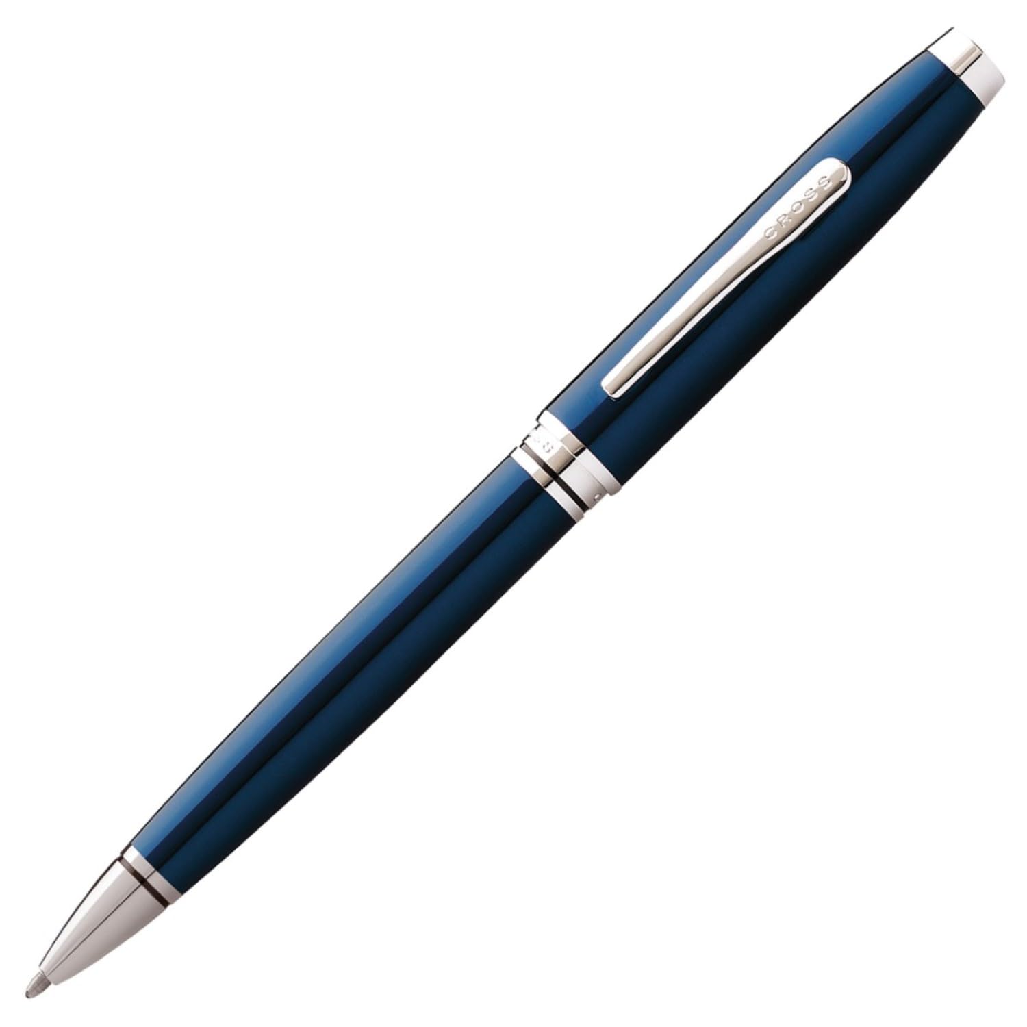 Cross AT0662-9 Coventry Ballpoint Pen, Oil Based, Blue Lacquer, Genuine Imported
