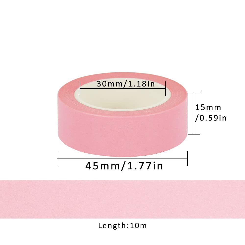 NatSumeBasics 2 Pastel Pink Washi Tapes Blush Pink Masking Tape