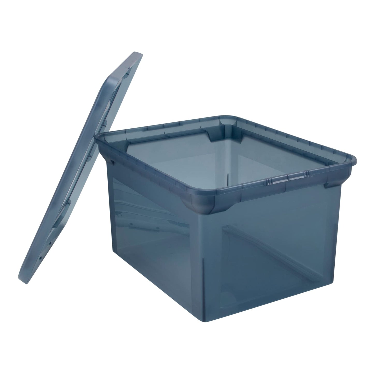 Office Depot® Brand File Tote, 35 Qt, Letter/Legal Size, 10-13/16"H x 13-5/8"W x 18" D, Copen Blue