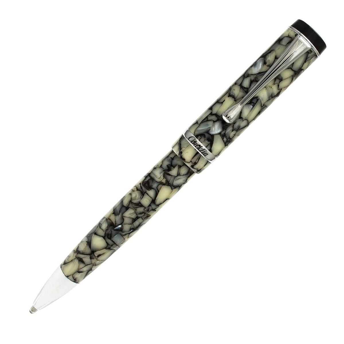 Conklin Duragraph Ballpoint Pen in Cracked Ice – Elegant Ballpoint Pen with Unique Cracked Ice