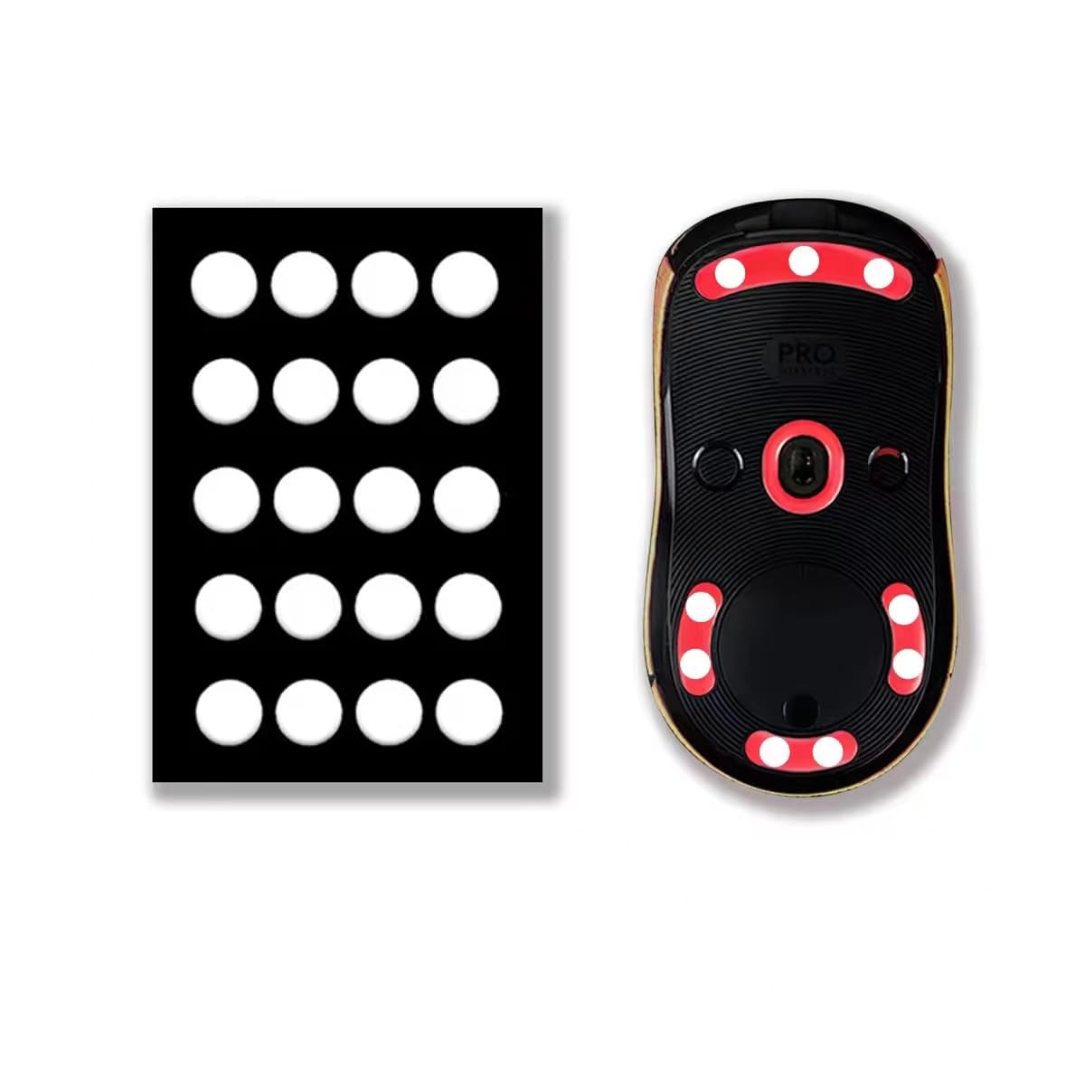 X-Raypad Jade Speed Mouse Skates, Offers Excelent Wear Resistance, Speed & Control Abrasion