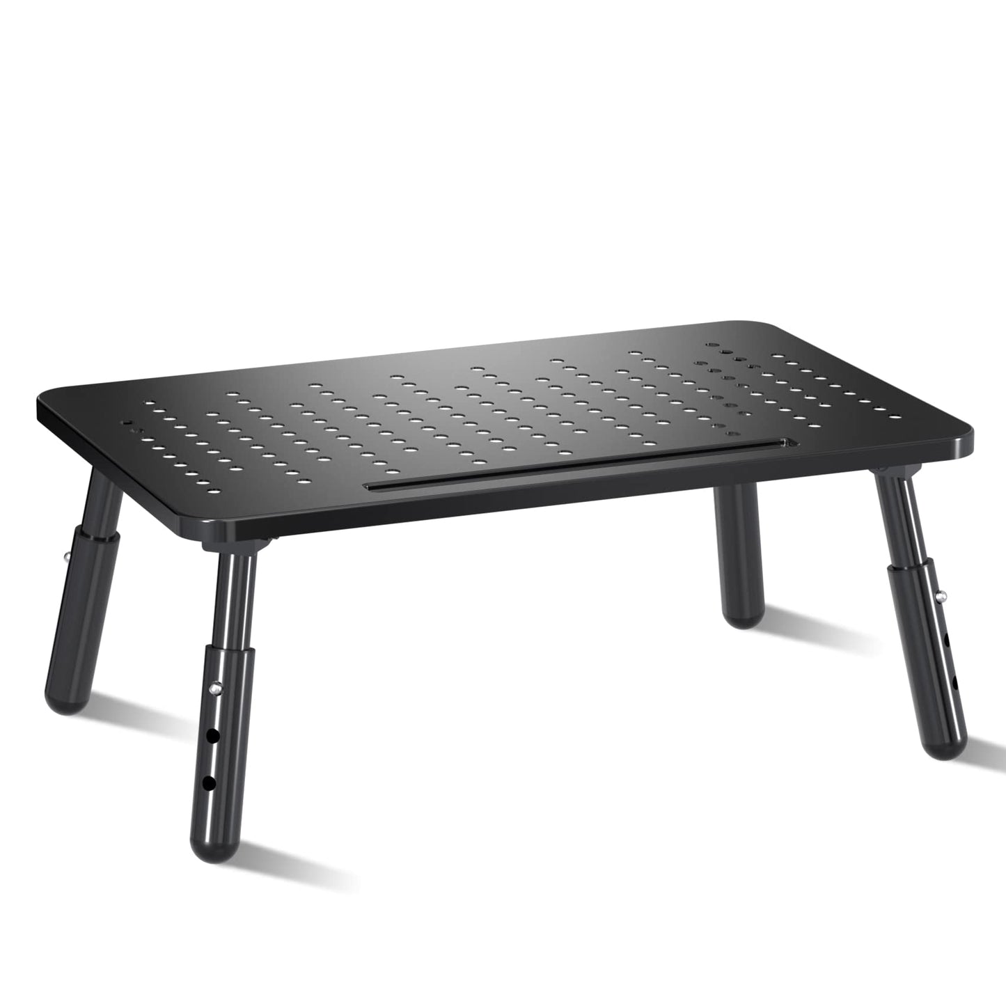 Bracwiser Foldable Monitor Riser Metal Computer Stand for Desk 3 Height Adjustable Laptop Stand