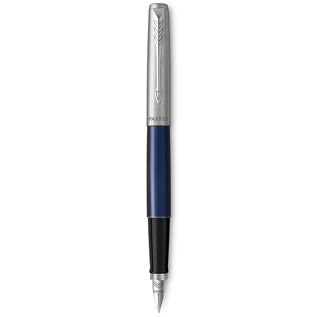 Parker Jotter Fountain Pen Royal Blue Medium Nib with Blue Ink Gift Box