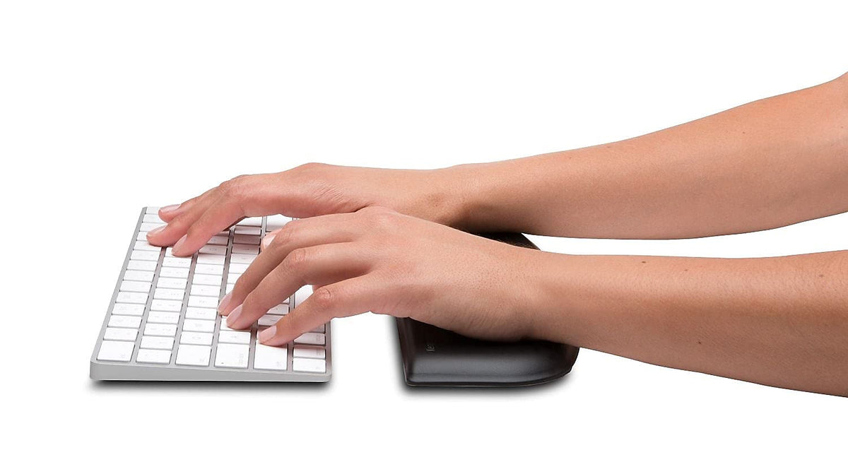 Kensington ErgoSoft Wrist Rest for Slim, Compact Keyboards, Black (K52801WW), 3.9 x 0.4 x 11.1
