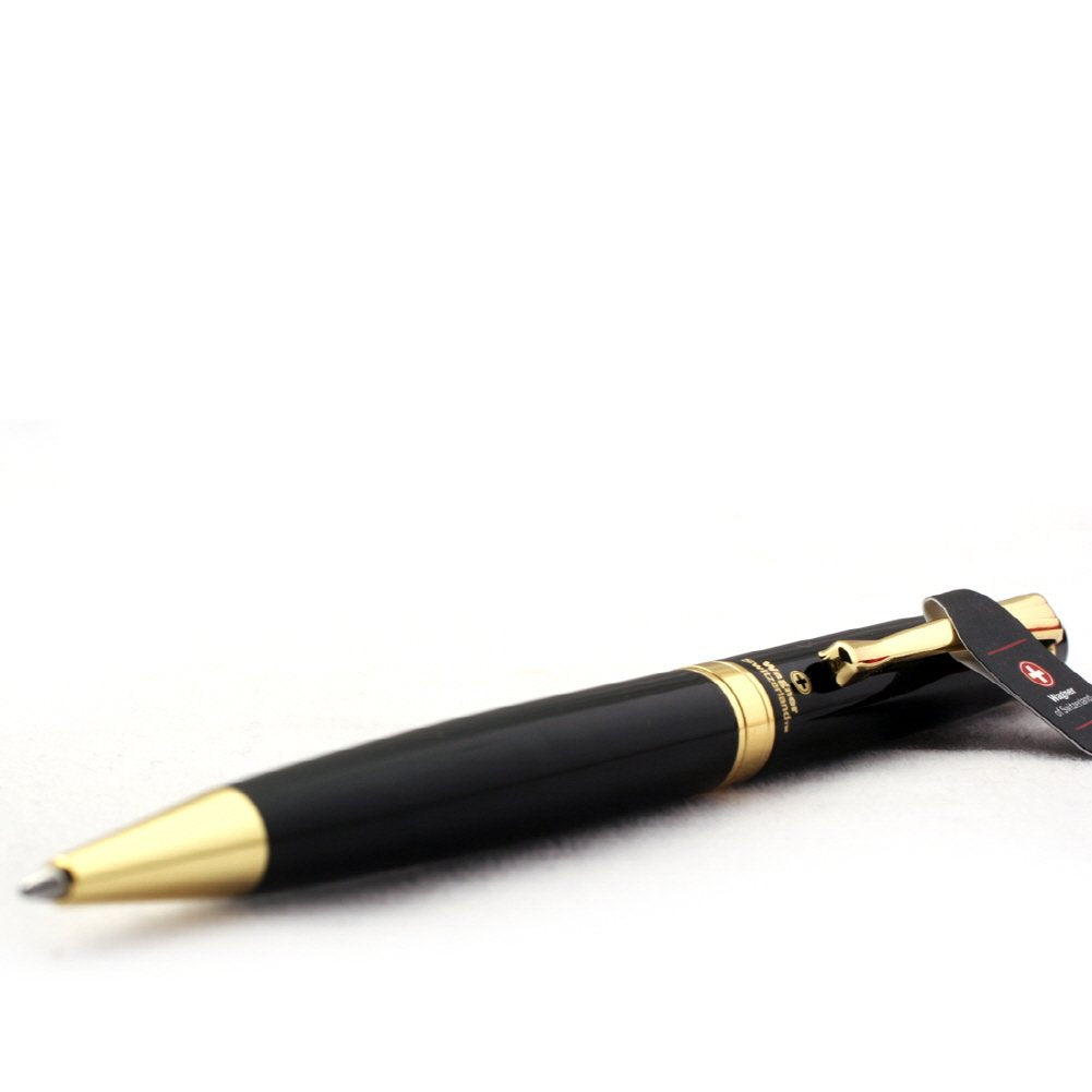 Sotania Swiss Engraved Pen – Personalized Luxury Brass Ballpoint Pen with Refill, Custom Laser