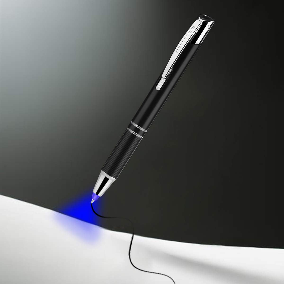 Penyeah Pen with Light for Writing in The Dark, Lighted Tip Pens, Red+Blue