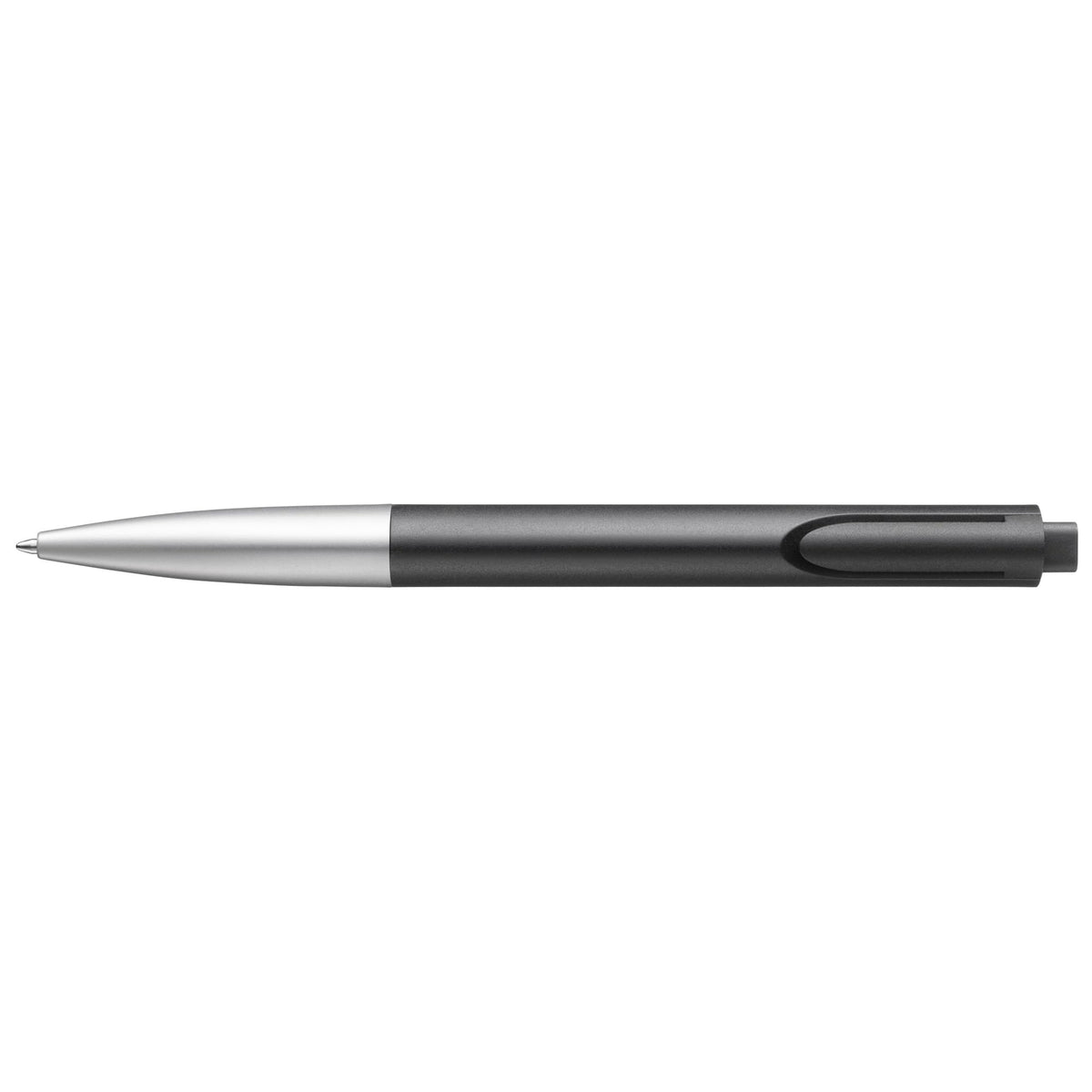 Lamy noto 283 Simple Ballpoint Pen Plastic Black/Silver with Triangular Body and Push Mechanism