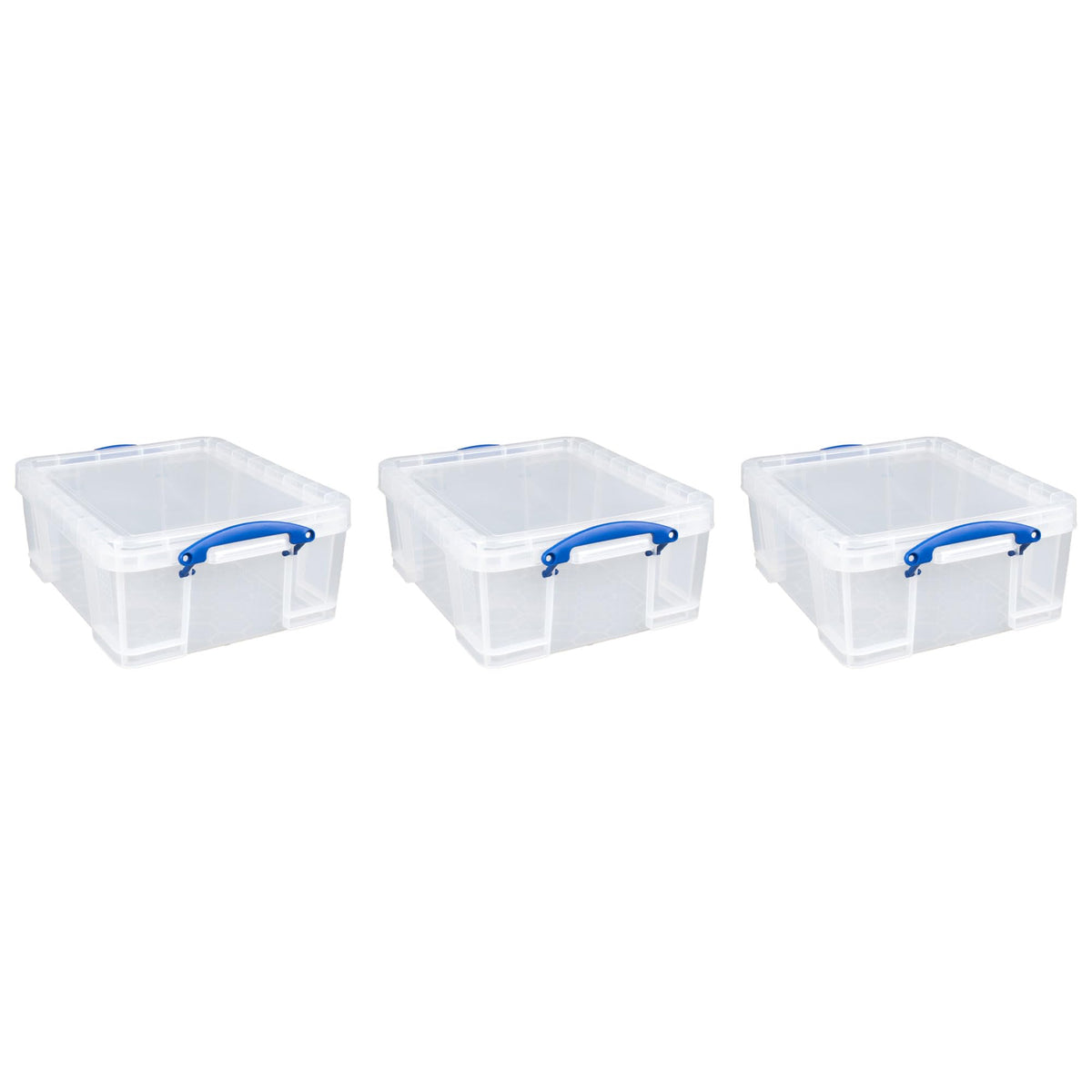 Really Useful Box 17L Plastic Storage Bins, 3 Pack