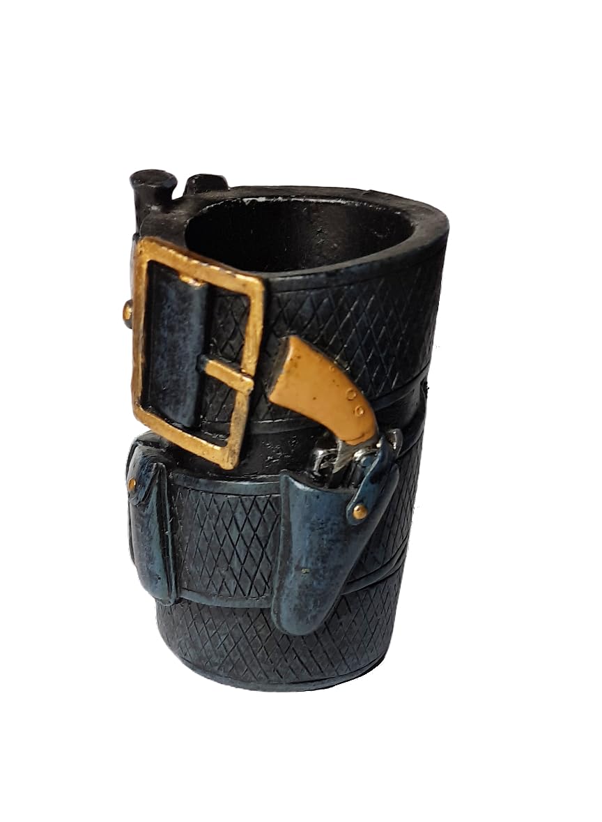 Eosphorus Police Officer Belt Pen and Pencil Holder Polyresin Desk Organizer Gift