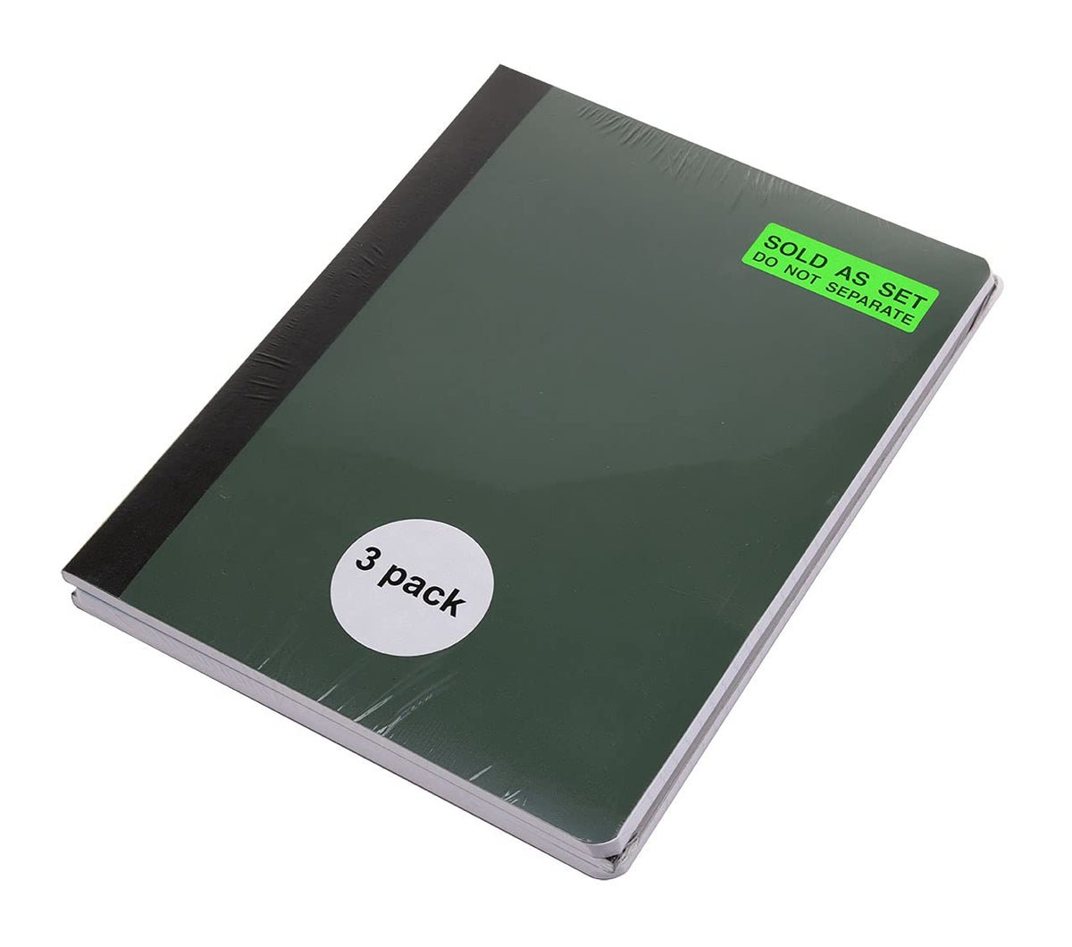 Mintra Office Poly Composition Book (3 Pack, Poly Comp - Ice, Chili, Olive)