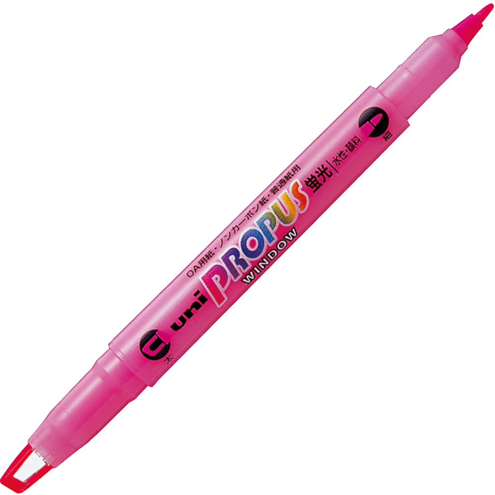 三菱鉛筆 Mitsubishi Pencil Highlighter, Propus Window, PUS102T.13, Peach, 10 Count