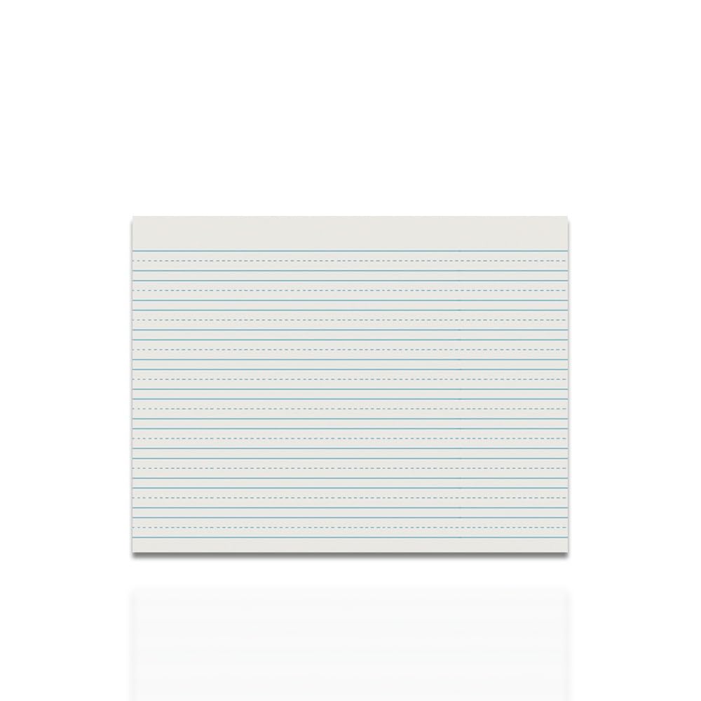 School Smart Skip-A-Line Ruled Writing Paper, 1/2 Inch Ruled Long Way, 11 x 8-1/2 Inches, Pack of
