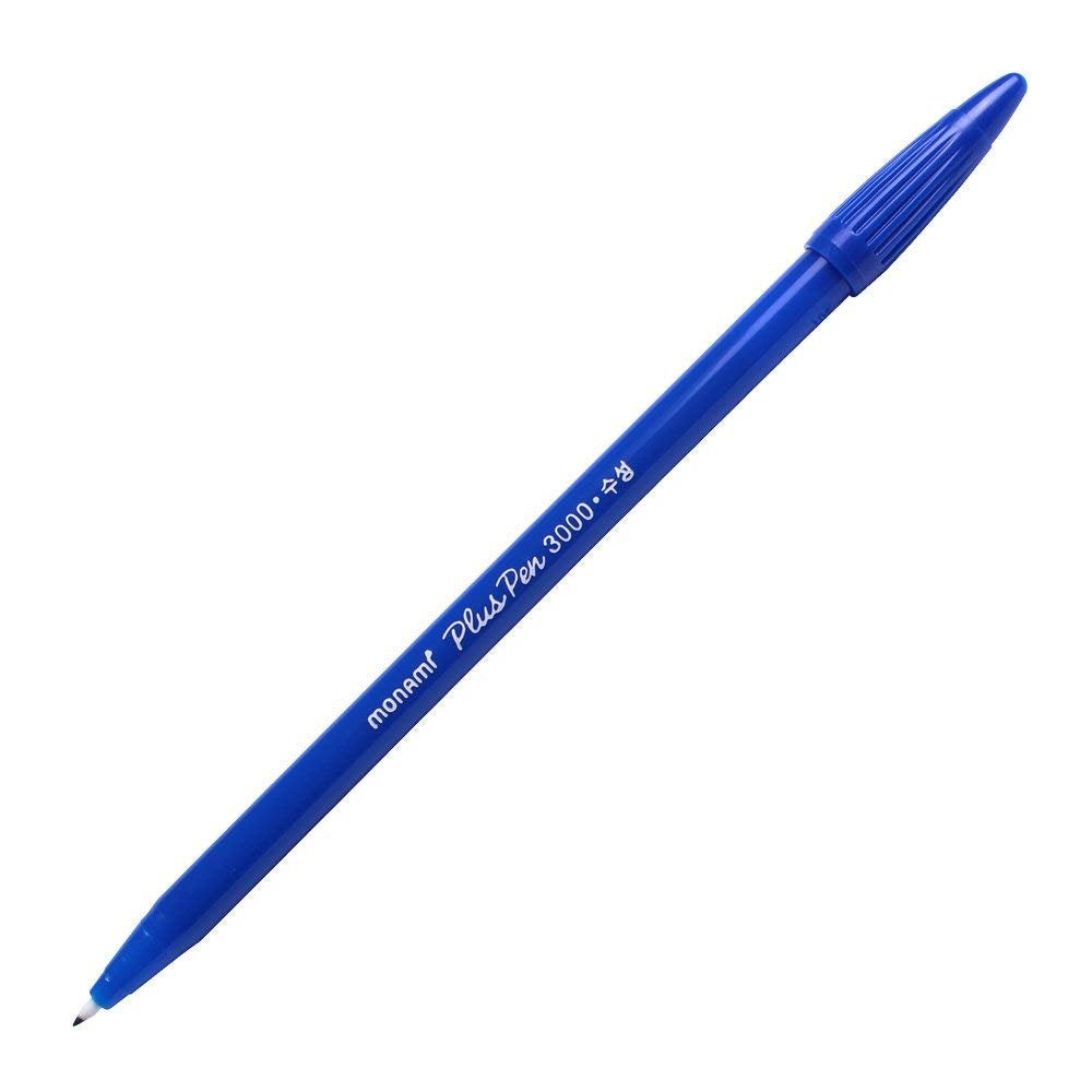 Monami Plus 3000 Office Sign Pen Felt Tip Water Based Ink Color Pen Complete