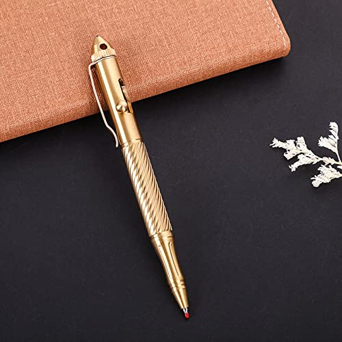 SMOOTHERPRO Solid Brass Bolt Action Pen, Compatible with Parker Refill