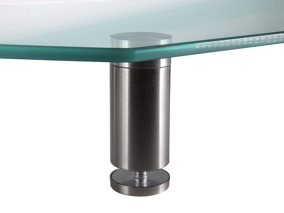 Monoprice 116356 Multimedia Riser Desktop Monitor Stand - Clear Glass, Large 30.8 x 11 Inches