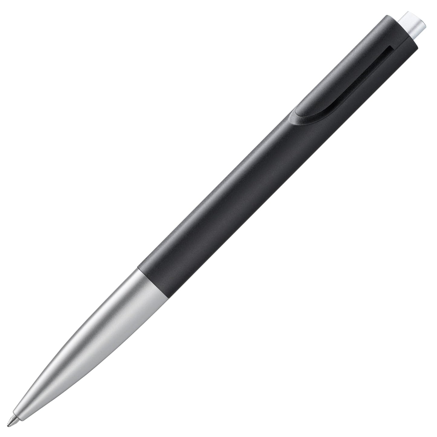 Lamy noto 283 Simple Ballpoint Pen Plastic Black/Silver with Triangular Body and Push Mechanism