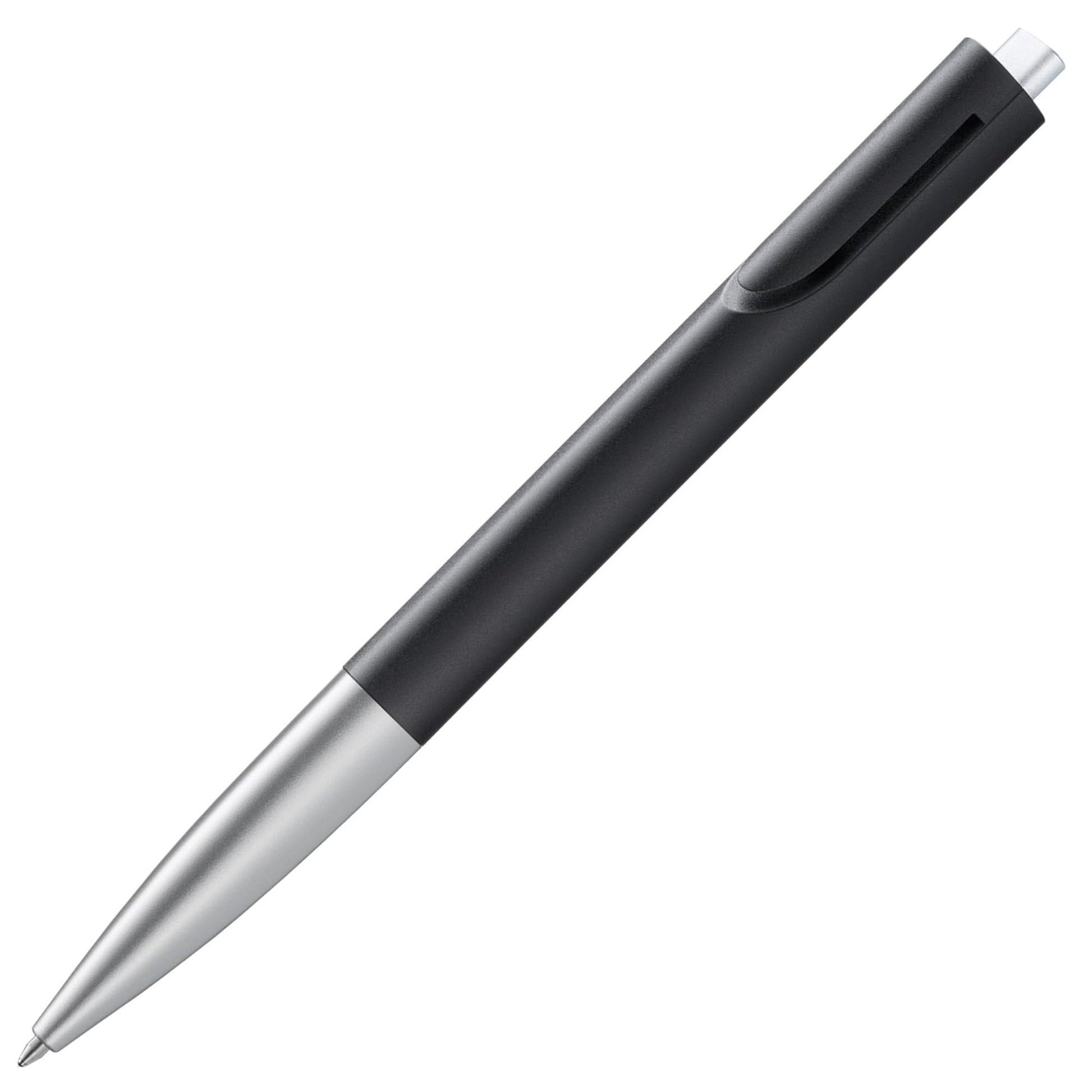 Lamy noto 283 Simple Ballpoint Pen Plastic Black/Silver with Triangular Body and Push Mechanism