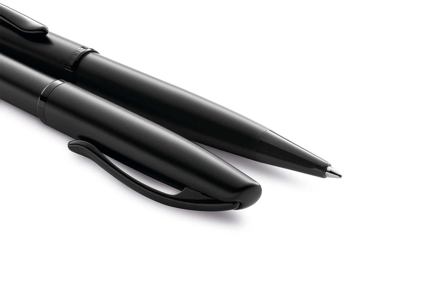 Pelikan Jazz Noble Ballpoint Pen Carbon (Black), Right Handed and Left-Handed Users, Elegant Metal
