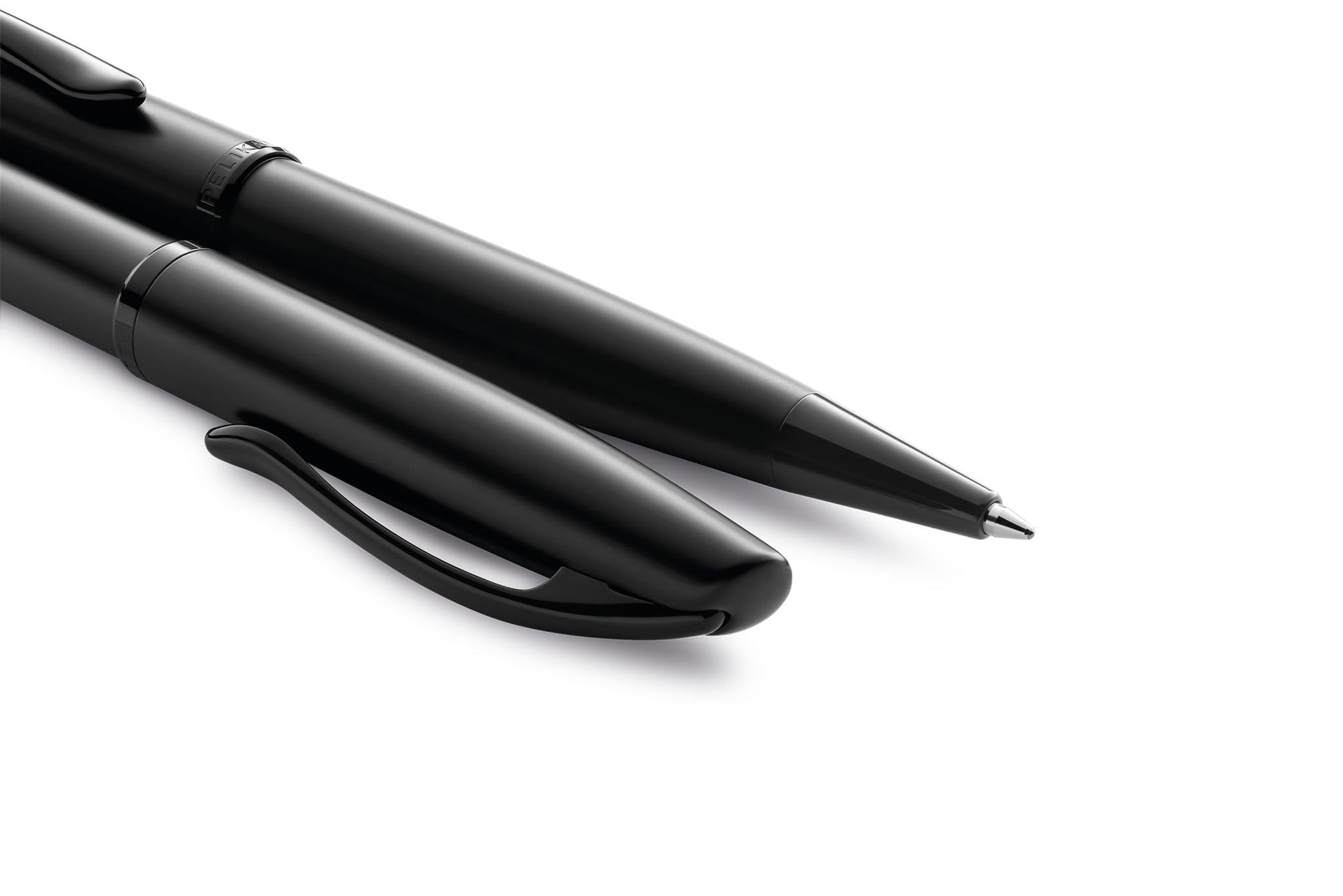 Pelikan Jazz Noble Ballpoint Pen Carbon (Black), Right Handed and Left-Handed Users, Elegant Metal