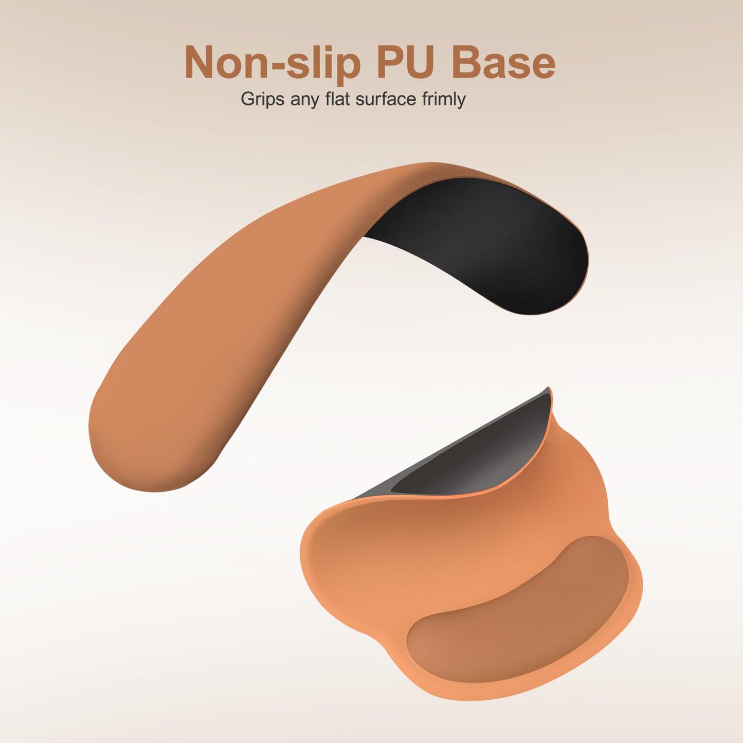MOSISO Wrist Rest Support for Mouse Pad&Keyboard Set, Cosmic Orange
