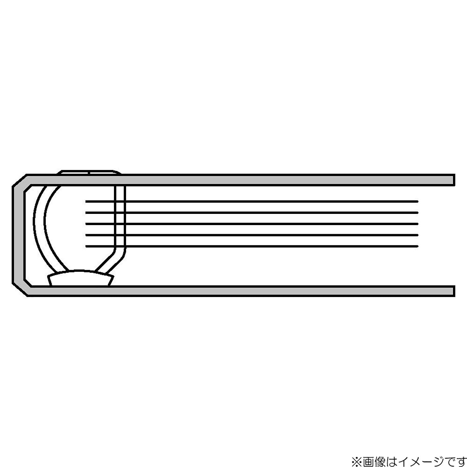 Lihit Lab AJG1280-8 D-Shaped Ring File, A4, 4 Holes, Width 2.5 inches (64 mm), Blue