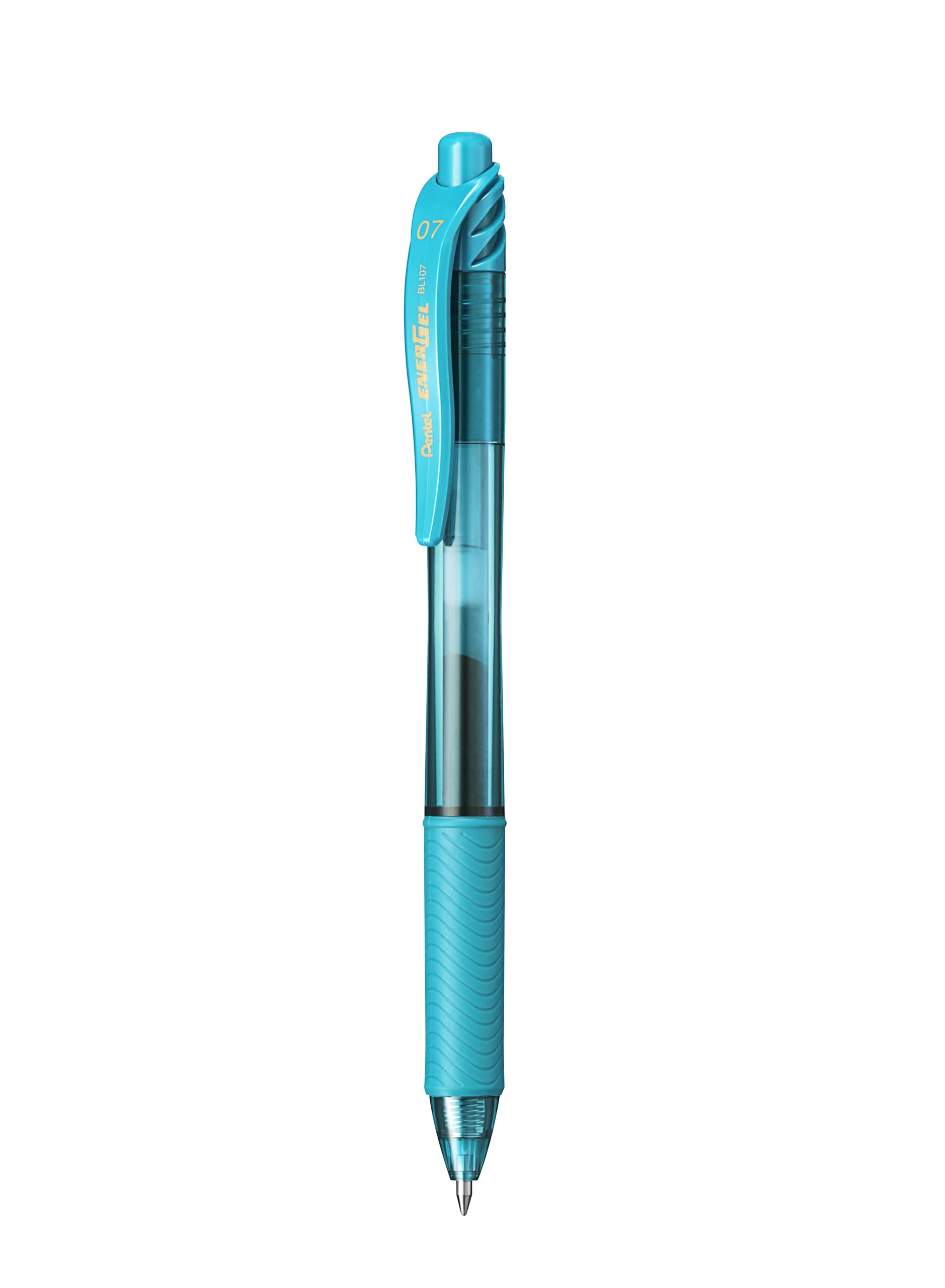 Pentel EnerGel X Gel Rollerball Pen, 0.7mm Tip, Turquoise ink (One Pen)
