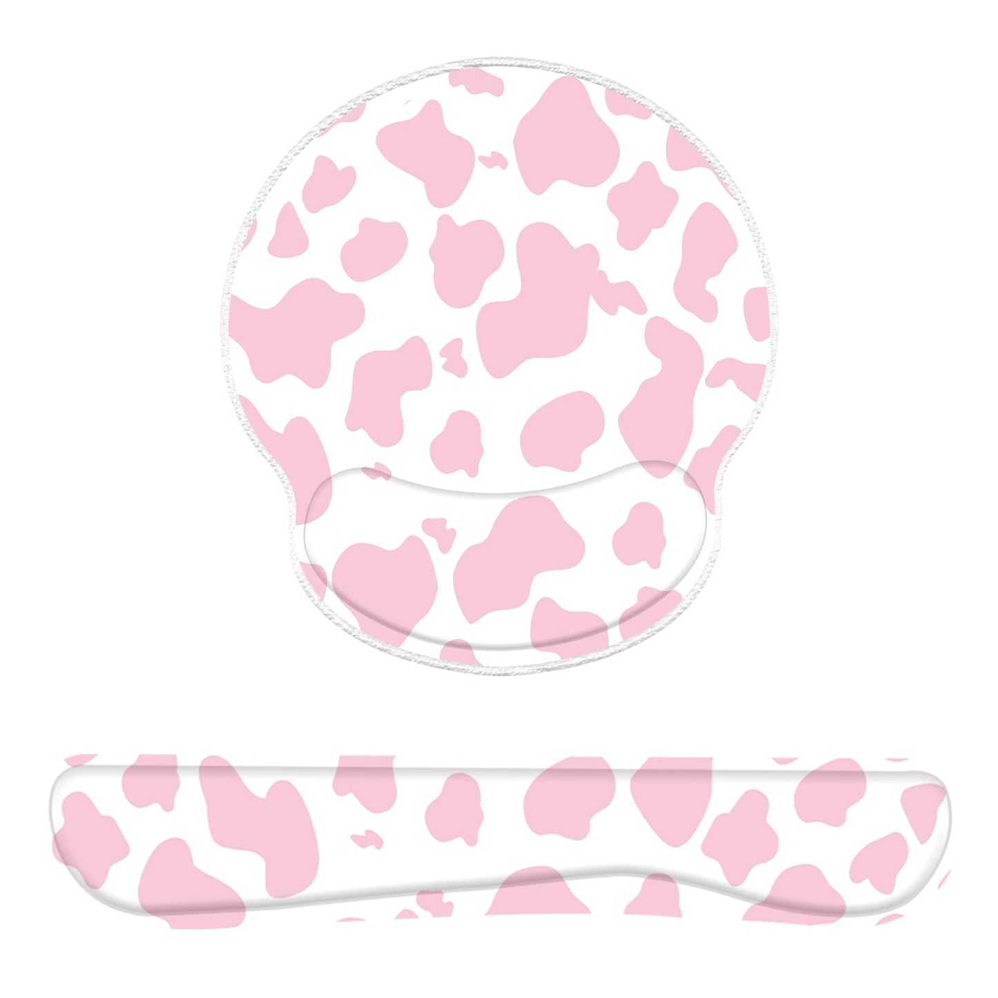 Deokke 2Pcs Keyboard Wrist Rest Pad and Mouse Wrist Rest Support Mouse Pad Set,Ergonomic